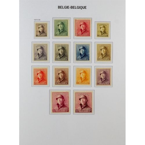 371 - BELGIUM 1851-2006 IMPRESSIVE COMPREHENSIVE MINT MOSTLY NEVER HINGED COLLECTION in six hingeless Davo... 