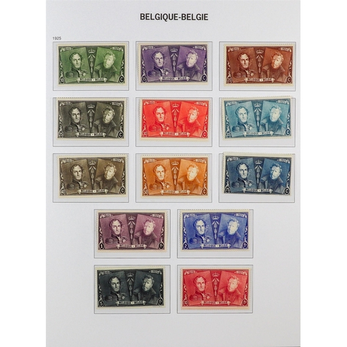 371 - BELGIUM 1851-2006 IMPRESSIVE COMPREHENSIVE MINT MOSTLY NEVER HINGED COLLECTION in six hingeless Davo... 