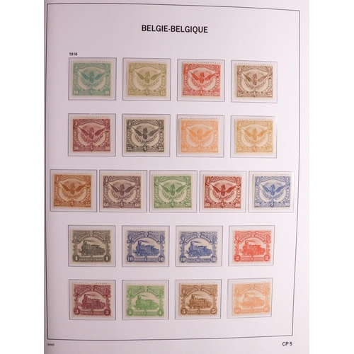 371 - BELGIUM 1851-2006 IMPRESSIVE COMPREHENSIVE MINT MOSTLY NEVER HINGED COLLECTION in six hingeless Davo... 