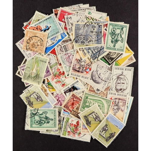 372 - BELGIUM 1900s - 1970s loose stamps in glassine envelopes, some colonies (many 1000's) Lot 372 (BS) [... 