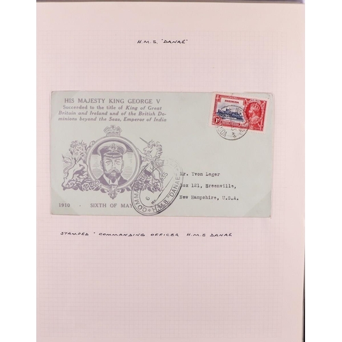 390 - BERMUDA 1918 - 1948 COLLECTION OF COVERS annotated on pages, in album with censored & uncensored 'Wa... 