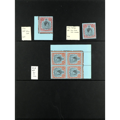 396 - BERMUDA 1938 - 1953 LARGE KEY TYPES COLLECTION of 158 mint (with never hinged) and used stamps incl.... 