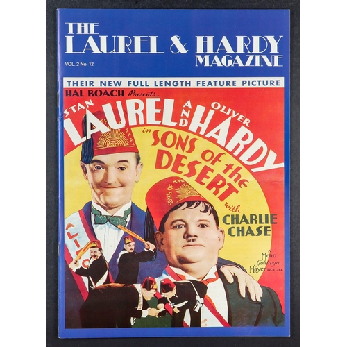 41 - LAUREL AND HARDY COLLECTOR'S BOXES. Included 'The Laurel and Hardy Magazine' (approx 100), 'Larry Ha... 