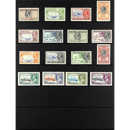 467 - CAYMAN IS. 1900 - 1937 MINT COLLECTION on protective pages, note the 1900 shades, 1905 set, 1907-09 ... 