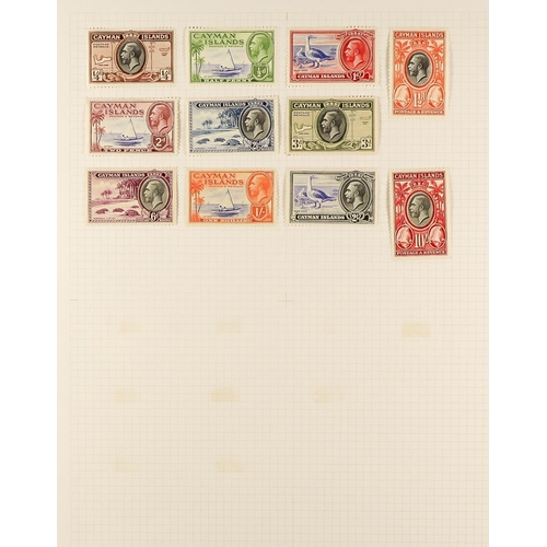 470 - CAYMAN IS. 1900 - 1950 MINT COLLECTION includes 1902-03 set, 1905 set, 1907 6d & 1s, 1907 ½d on 1d, ... 