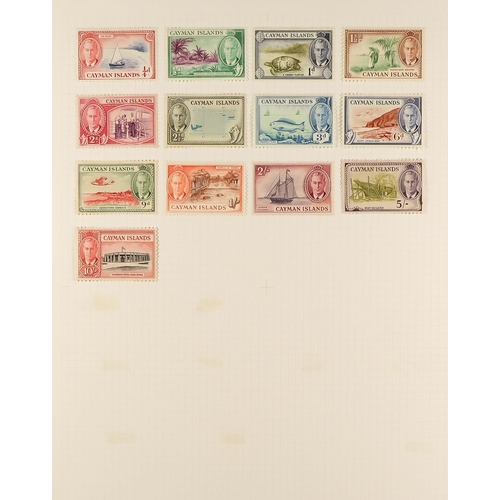 470 - CAYMAN IS. 1900 - 1950 MINT COLLECTION includes 1902-03 set, 1905 set, 1907 6d & 1s, 1907 ½d on 1d, ... 