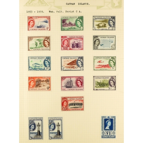 473 - CAYMAN IS. 1900 - 1976 FINE MINT COLLECTION includes 1905 set, 1907 4d, 1921-26 both wmk sets to 5s,... 