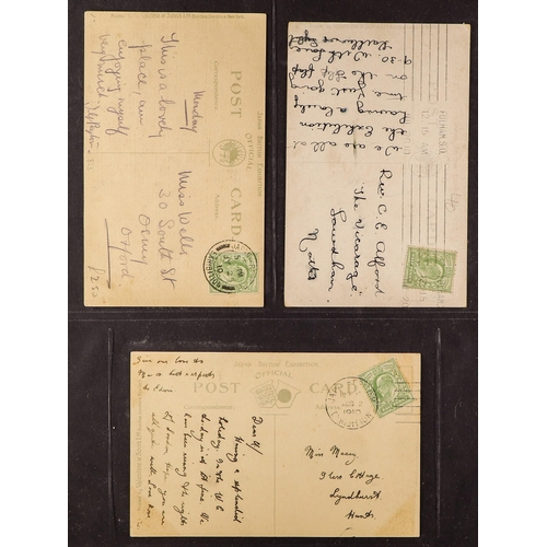 5 - 1910 JAPAN-BRITISH EXHIBITION 24 mostly used post cards, ten with 