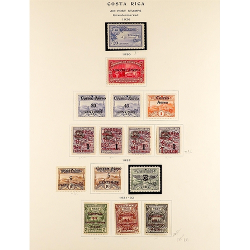 501 - COSTA RICA 1921 - 1959 COLLECTION of around 500 mint stamps with a high level of overall completion ... 