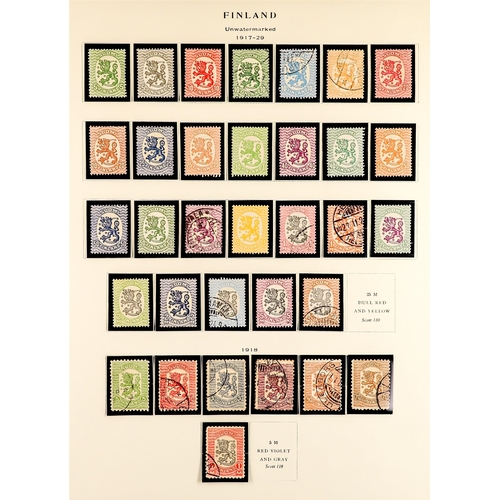 563 - FINLAND 1860 - 1987 COLLECTION of mint & used stamps and miniature sheets note 1860 5k mint (signed ... 