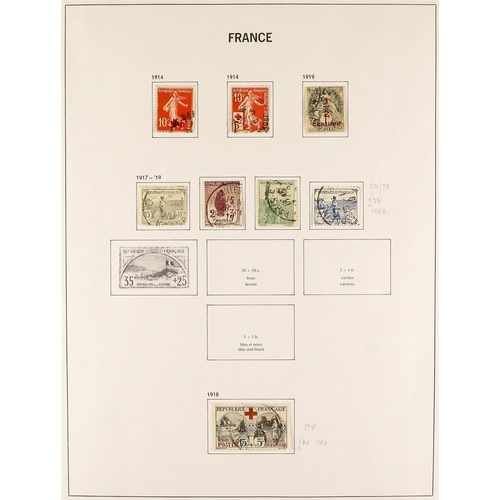 567 - FRANCE 1849 - 1969 USED COLLECTION of around 1800 stamps in a Davo 'France' album, comprehensive wit... 