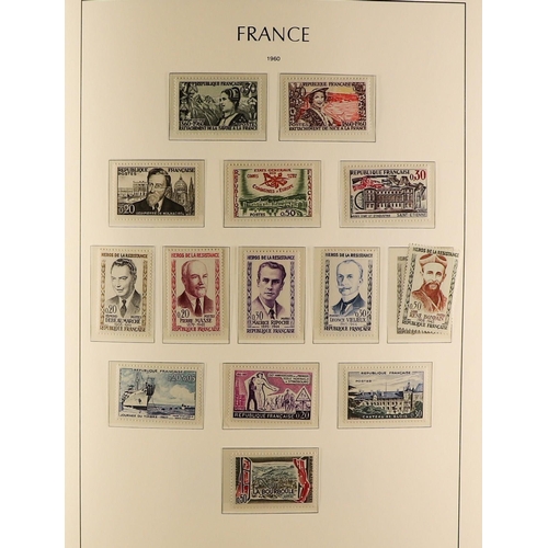 589 - FRANCE ESTATE CLEARANCE IN BOX. Mint & used stamps in 7 albums / stock books & also on loose stock p... 