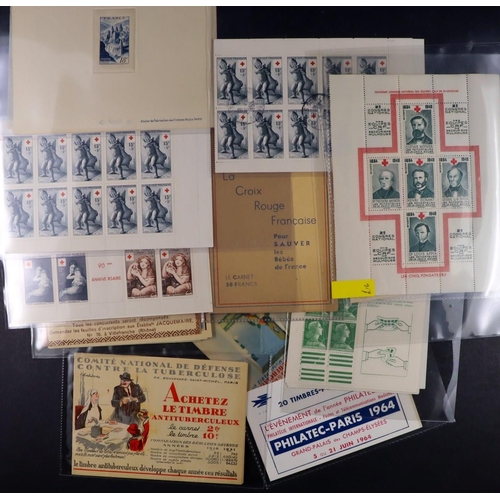 595 - FRANCE STAMPS, BOOKLETS small group of chiefly 'better' items, the mint almost entirely never hinged... 