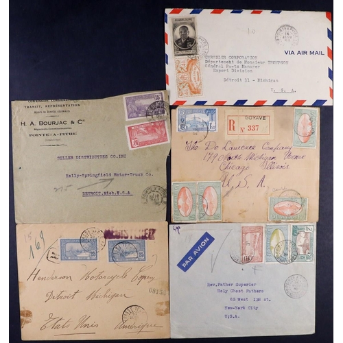 601 - FRENCH COLONIES COLLECTOR'S ESTATE IN BOX. A good range of countries on pages and stock cards which ... 