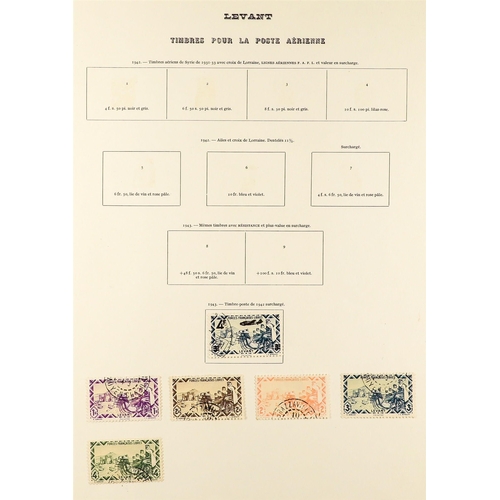 608 - FRENCH COLONIES LEVANT 1885 - 1943 FINE USED COLLECTION includes 1885 surcharged set, 1902-20 set, 1... 