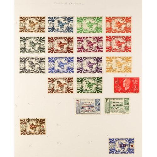 615 - FRENCH COLONIES NEW CALEDONIA 1881 - 1967 CHIEFLY FINE USED COLLECTION includes 1881-83 