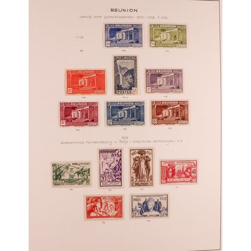 618 - FRENCH COLONIES REUNION 1844 - 1947 COLLECTION of very fine mint & used stamps (plus a few covers) n... 