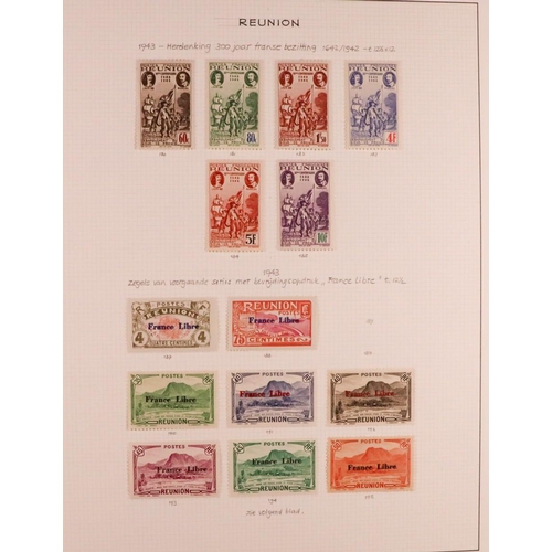 618 - FRENCH COLONIES REUNION 1844 - 1947 COLLECTION of very fine mint & used stamps (plus a few covers) n... 