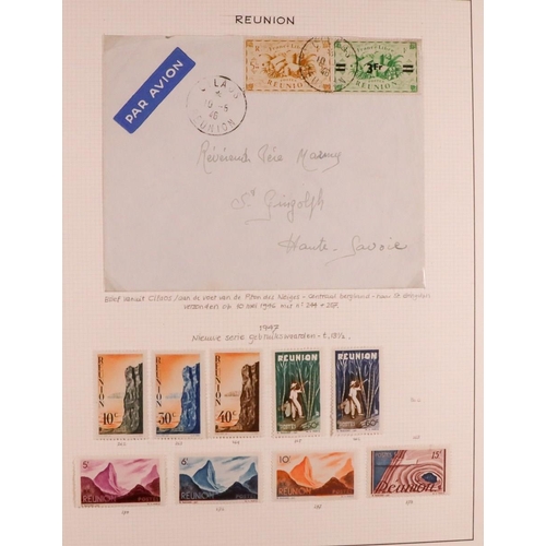 618 - FRENCH COLONIES REUNION 1844 - 1947 COLLECTION of very fine mint & used stamps (plus a few covers) n... 