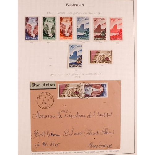 618 - FRENCH COLONIES REUNION 1844 - 1947 COLLECTION of very fine mint & used stamps (plus a few covers) n... 