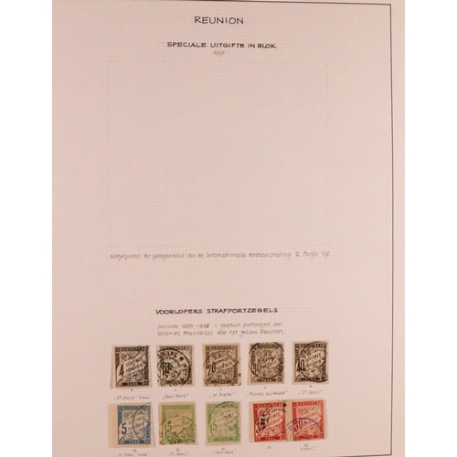 618 - FRENCH COLONIES REUNION 1844 - 1947 COLLECTION of very fine mint & used stamps (plus a few covers) n... 