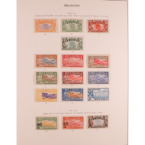 618 - FRENCH COLONIES REUNION 1844 - 1947 COLLECTION of very fine mint & used stamps (plus a few covers) n... 