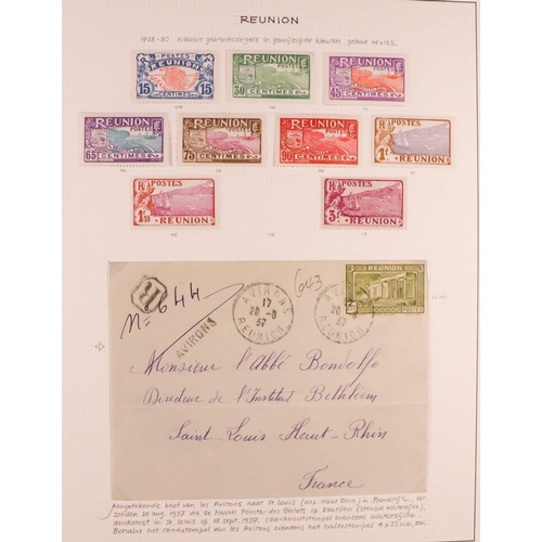 618 - FRENCH COLONIES REUNION 1844 - 1947 COLLECTION of very fine mint & used stamps (plus a few covers) n... 