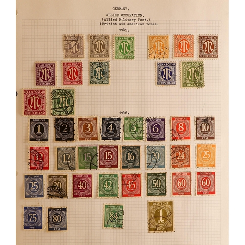 662 - GERMANY ACCUMULATION IN CARTON of mint & used stamps in albums and stock books. Early States, Inflat... 