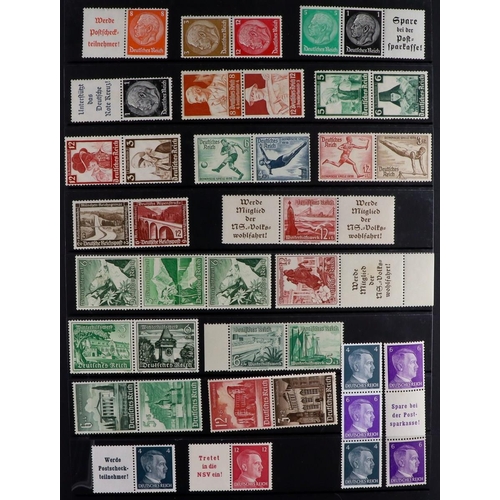 663 - GERMANY COLLECTIONS, WITH STATES, IN CARTON. A wide range of material on stock pages and stock cards... 