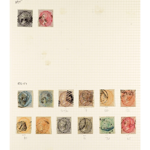 753 - INDIA 1854 - 1952 USED COLLECTION includes 1854-55 ½a (2), 1a (5), 2a (3) & 4a, 1855 4a & 8a, 1856-6... 