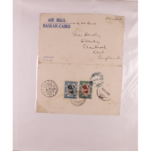 793 - IRAN/PERSIA 1880's-1940's COVERS COLLECTION Some written up on pages and more in box, includes vario... 