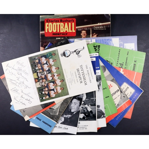 8 - 1963 CUP WINNERS CUP FINAL FOOTBALL PROGRAMME AND POSTCARDS. Includes 1963 CWC final 'Stadion Nieuws... 