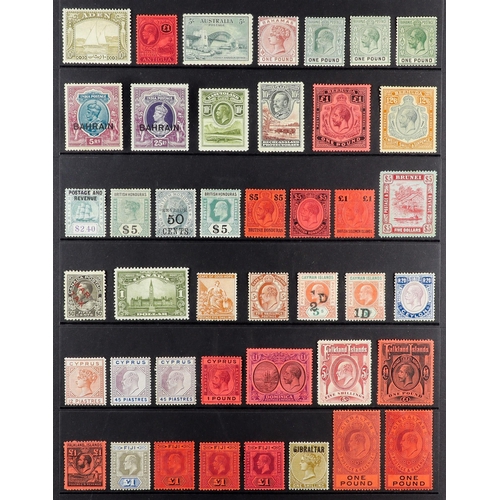 80 - COMMONWEALTH – AN EXCEPTIONAL COLLECTION OF MINT STAMPS. A spectacular collection of mint British Em... 