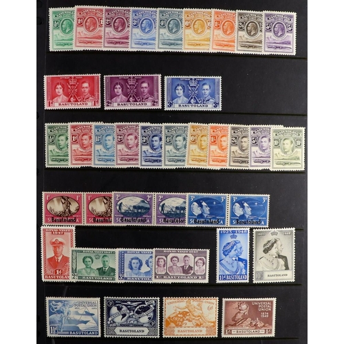 82 - COMMONWEALTH 1855-1960's MINT COLLECTION with the strength in KEVII to KGVI issues on stock pages, i... 