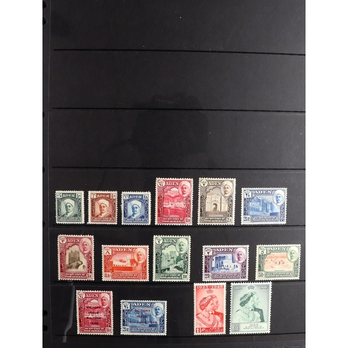 82 - COMMONWEALTH 1855-1960's MINT COLLECTION with the strength in KEVII to KGVI issues on stock pages, i... 