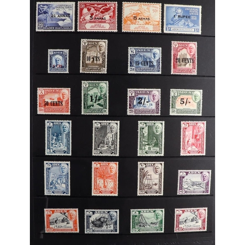 82 - COMMONWEALTH 1855-1960's MINT COLLECTION with the strength in KEVII to KGVI issues on stock pages, i... 