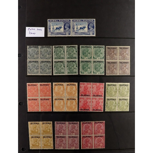 82 - COMMONWEALTH 1855-1960's MINT COLLECTION with the strength in KEVII to KGVI issues on stock pages, i... 