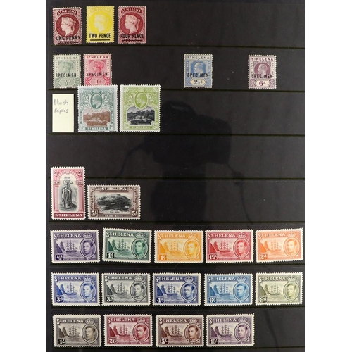 82 - COMMONWEALTH 1855-1960's MINT COLLECTION with the strength in KEVII to KGVI issues on stock pages, i... 