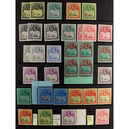 82 - COMMONWEALTH 1855-1960's MINT COLLECTION with the strength in KEVII to KGVI issues on stock pages, i... 