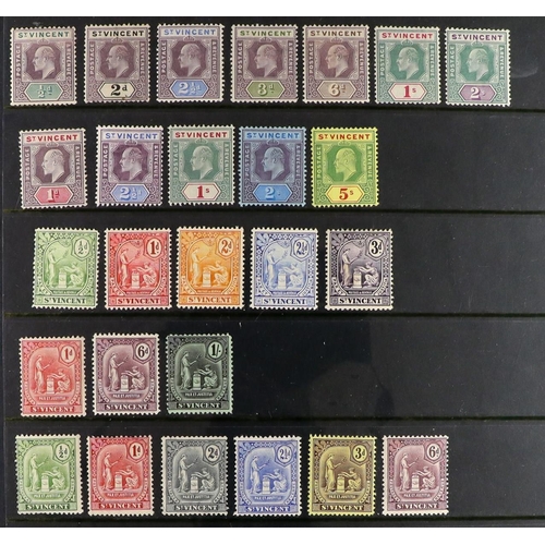 82 - COMMONWEALTH 1855-1960's MINT COLLECTION with the strength in KEVII to KGVI issues on stock pages, i... 