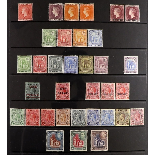 82 - COMMONWEALTH 1855-1960's MINT COLLECTION with the strength in KEVII to KGVI issues on stock pages, i... 