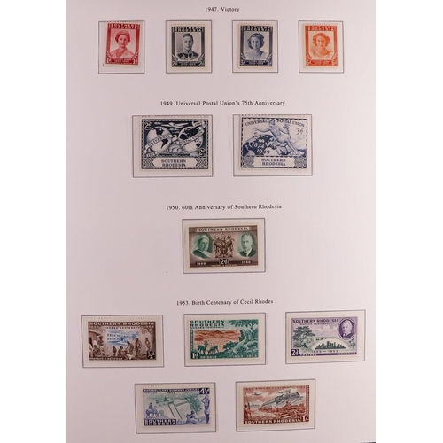 82 - COMMONWEALTH 1855-1960's MINT COLLECTION with the strength in KEVII to KGVI issues on stock pages, i... 