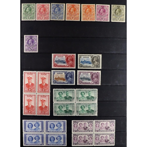 82 - COMMONWEALTH 1855-1960's MINT COLLECTION with the strength in KEVII to KGVI issues on stock pages, i... 