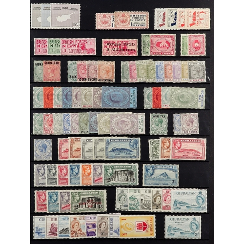 83 - COMMONWEALTH MINT COLLECTION. A beautiful collection of mint (a few 19th Century without gum) stamps... 