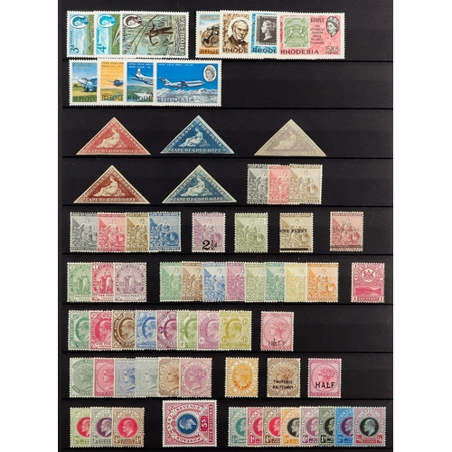 83 - COMMONWEALTH MINT COLLECTION. A beautiful collection of mint (a few 19th Century without gum) stamps... 