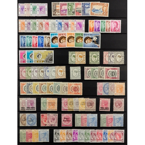 83 - COMMONWEALTH MINT COLLECTION. A beautiful collection of mint (a few 19th Century without gum) stamps... 