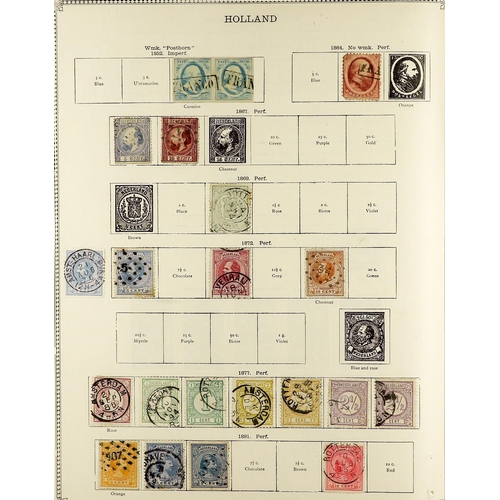 90 - COLLECTION IN SG 'IDEAL' ALBUM VOLS I & II. Several 1000's mint & used stamps in both volumes of the... 