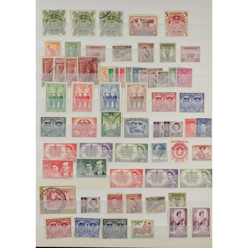 91 - COMMONWEALTH COLLECTION 19th Century to 1980's mint & used stamps in ten stockbook, includes Austral... 