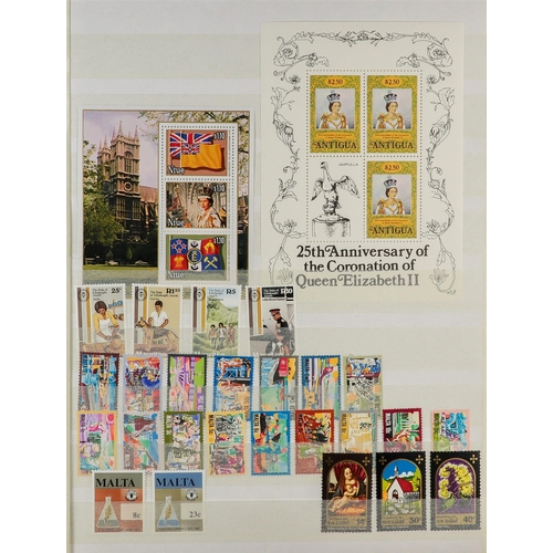 91 - COMMONWEALTH COLLECTION 19th Century to 1980's mint & used stamps in ten stockbook, includes Austral... 