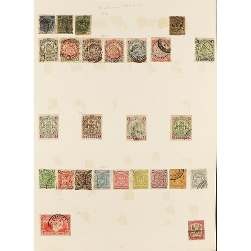 92 - ALL WORLD COLLECTION of mint & used of 1860's - 2010's stamps in 20 binders, Abu Dhabi to Zululand w... 